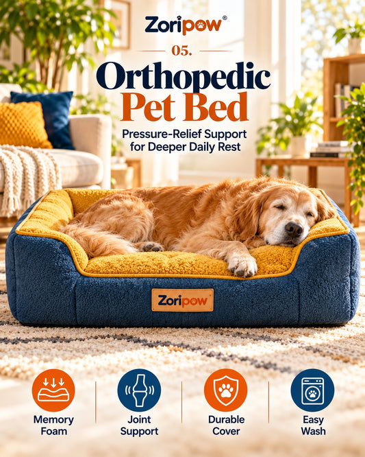 Zoripaw Orthopedic Pet Bed – Contoured Resting Space