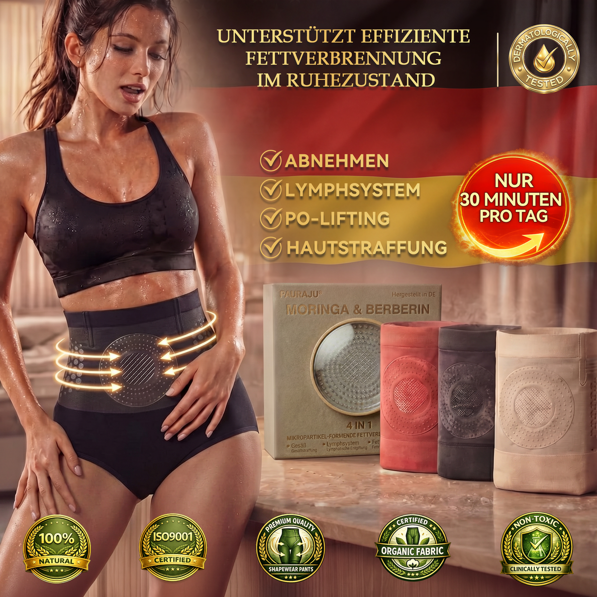 Offizieller Markenstore | 🌟 💧𝐏𝐀𝐔𝐑𝐀𝐉𝐔® 2026 4-in-1 Mikropartikel-ShapingShorts